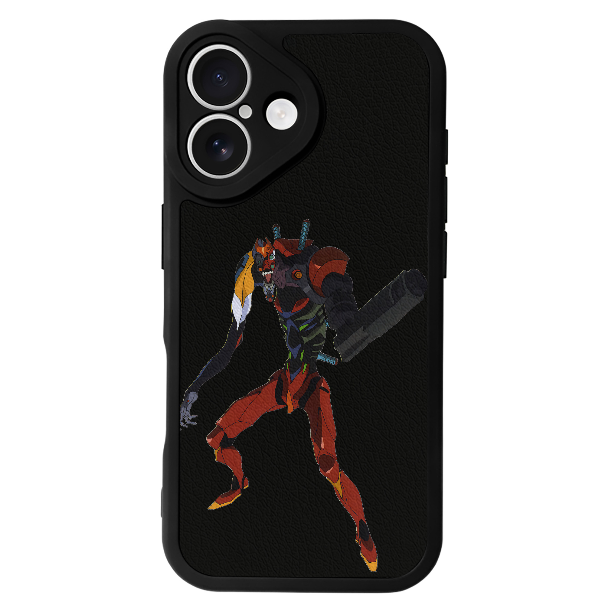 （画像用） EVA 新世紀エヴァンゲリオン 【iPhone 16シリーズ対応】シリコンスマホケース（レザー調） 材質：シリコン